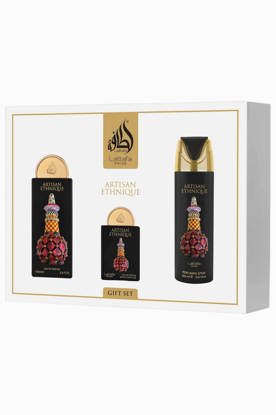 Pride Artisan Ethnique Unisex Hediye Set 3 Parça 320 ml