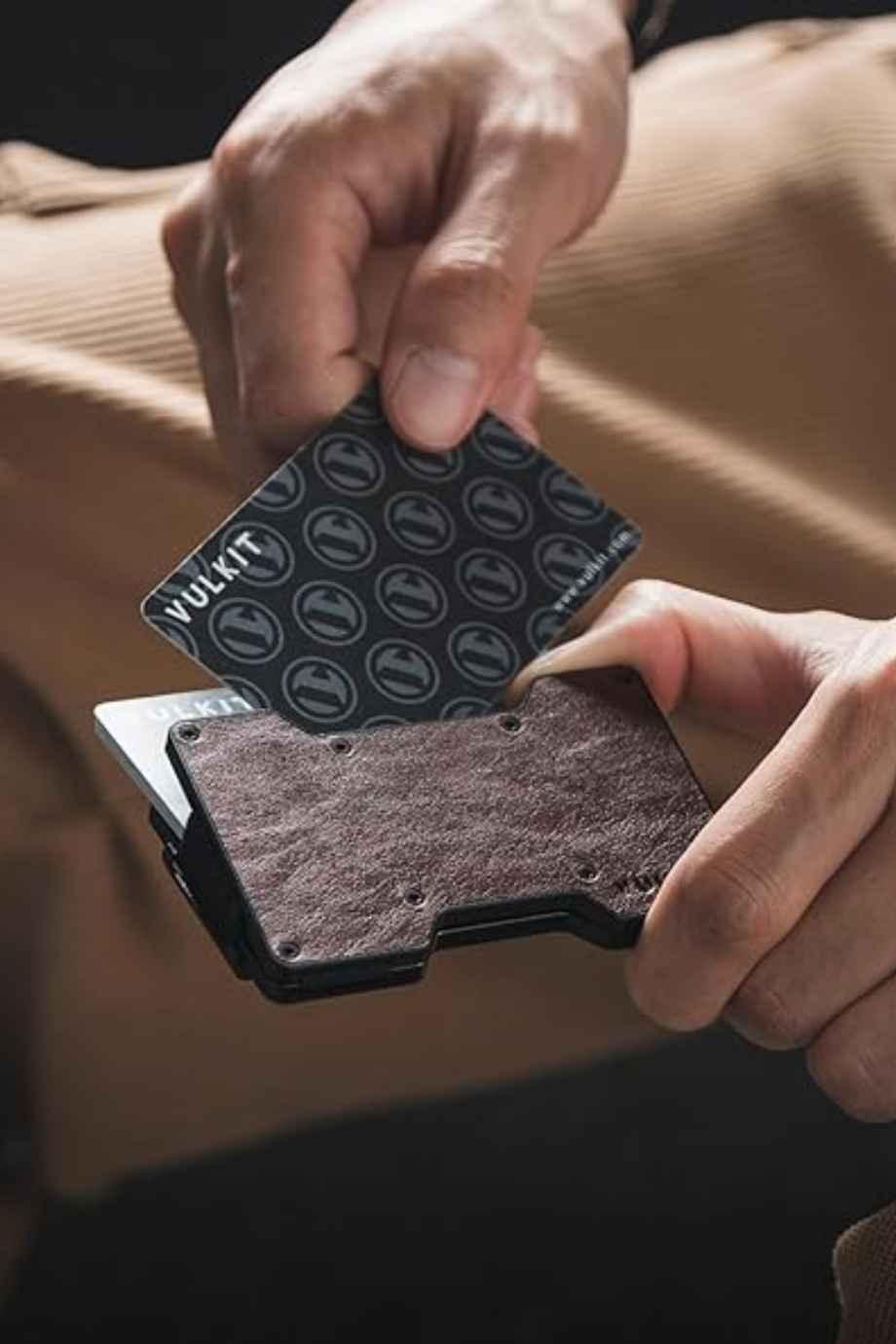 RFID Korumalı Metal Erkek Kartlık Cüzdan Para Klipsli