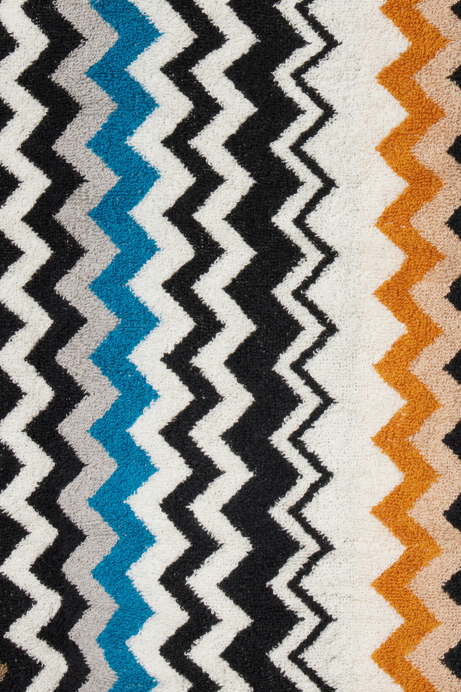 Zigzag Multicolor 100 % Koton Terry Bornoz