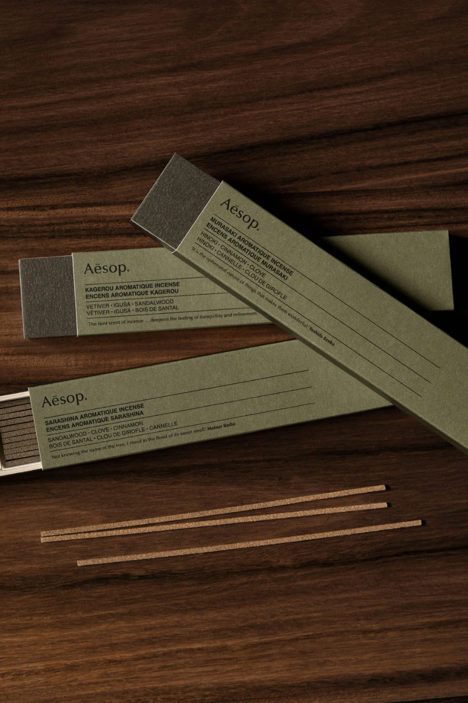 Sarashina Aromatique Incense 33 Çubuk Sandal Ağacı Tütsü