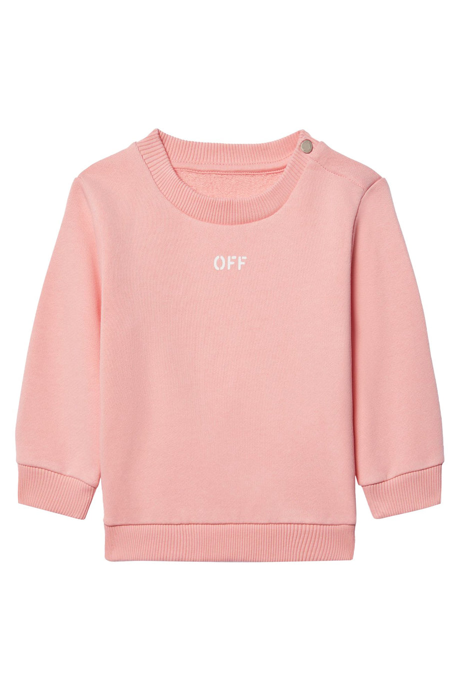 Çocuklar için Off Stamp Bisiklet Yaka Sweatshirt