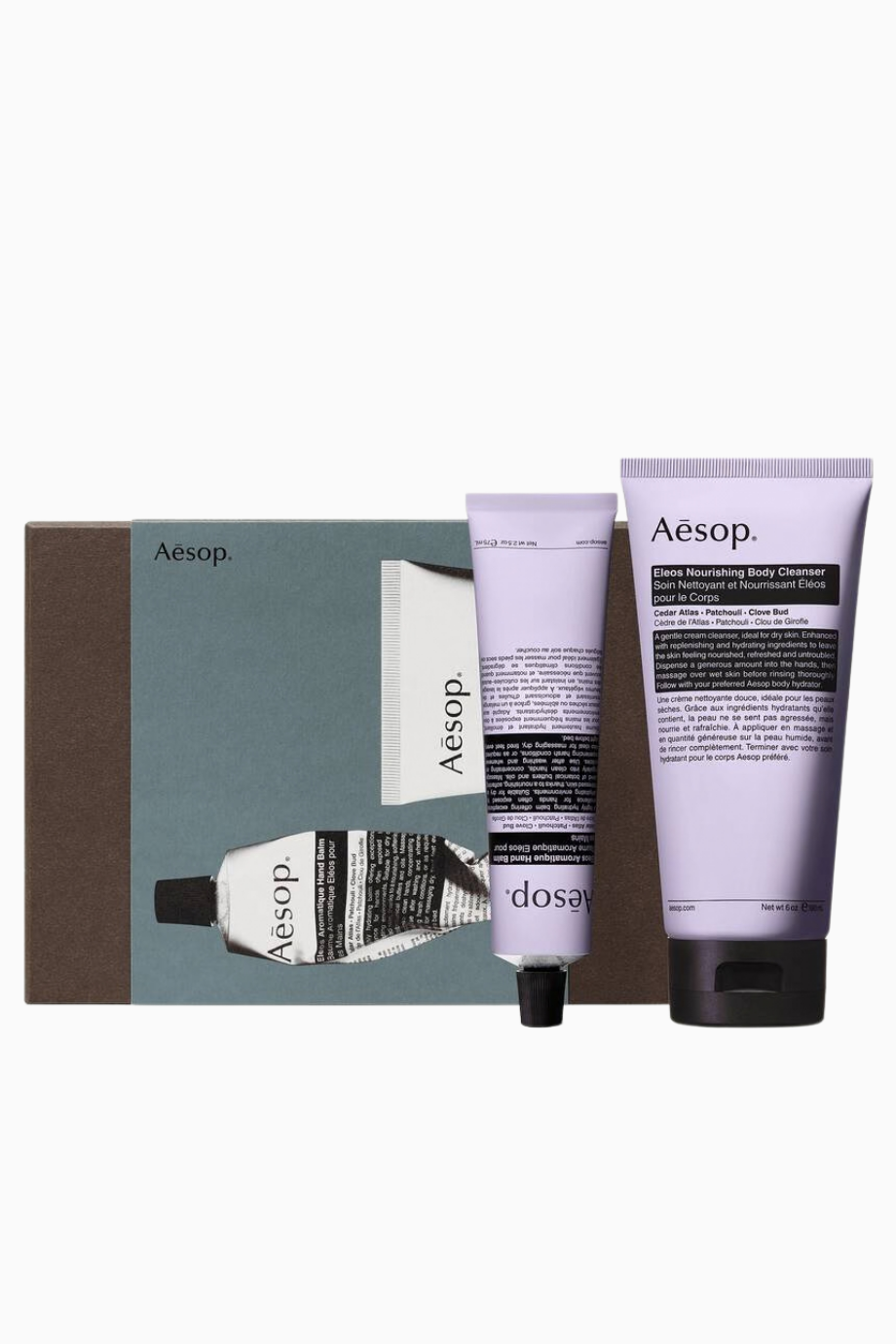 Eleos Aromatik El Balsamı ve Besleyici Vücut Temizleyici Seti