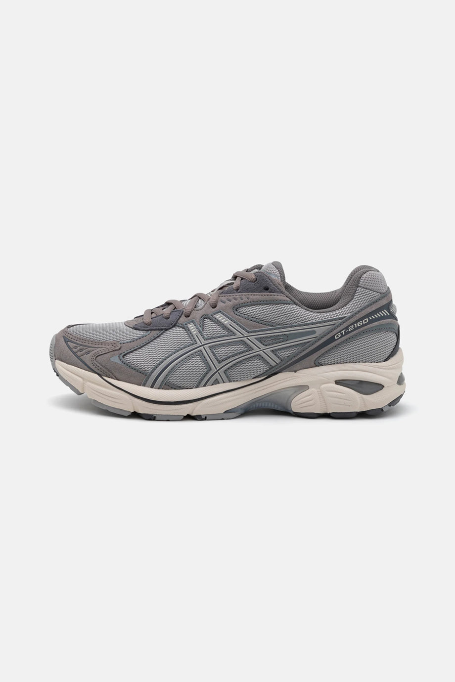 GT-2160 Unisex Spor Ayakkabı, Çimento Grisi, Deri ve Tekstil Üst Yüzey, Konforlu ve Şık Tasarım