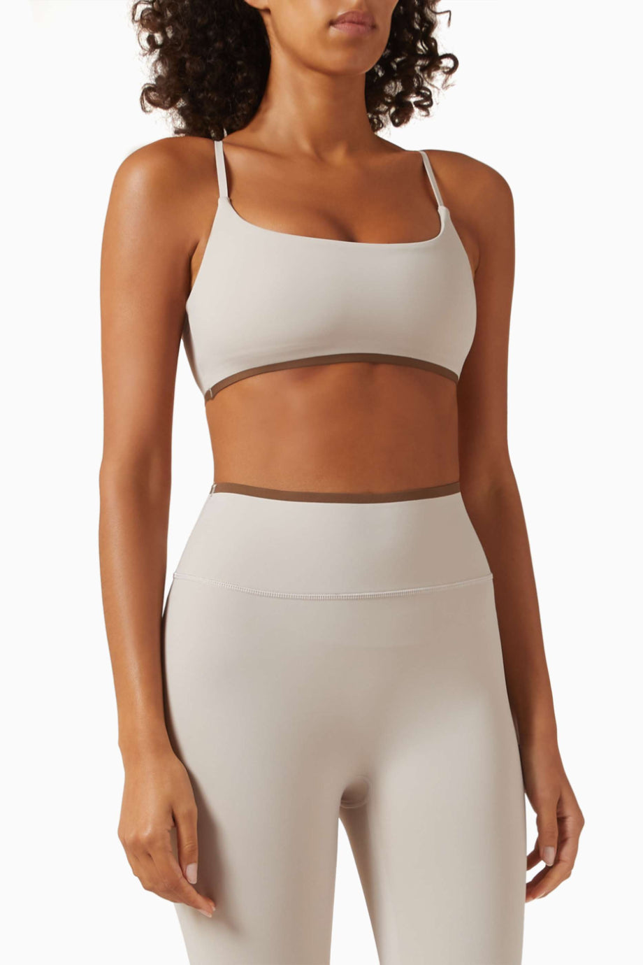 Bonded Skinny Strap Kadın Spor Sütyeni