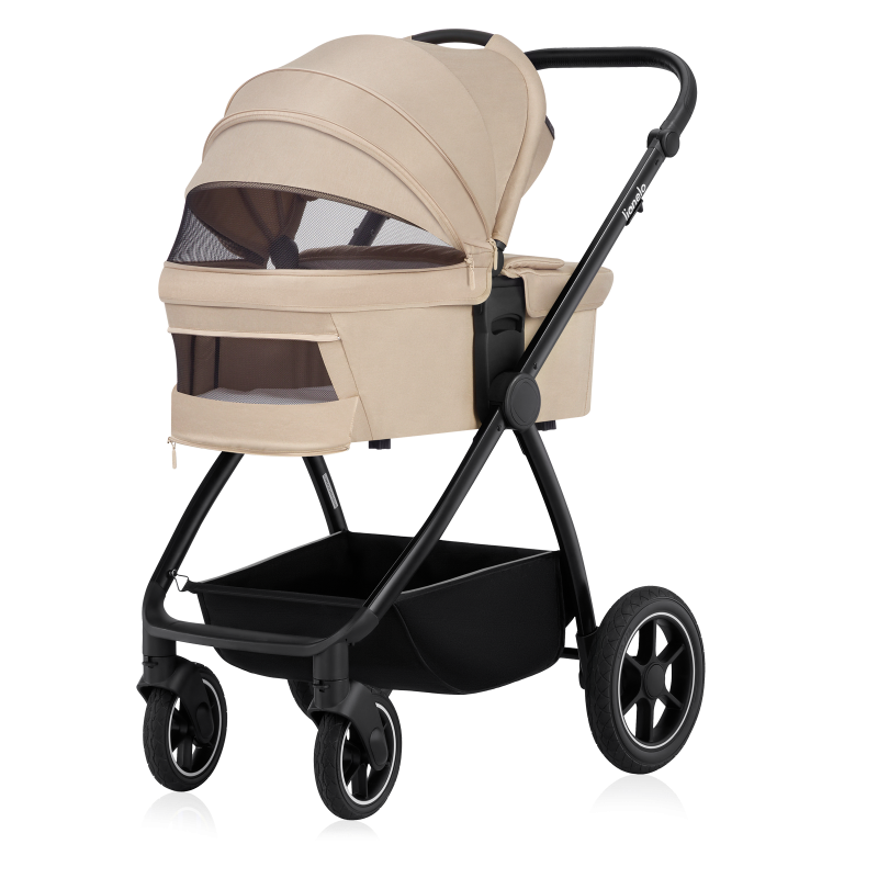 MERIL 3’ü 1 Arada Bebek Arabası, 0-48 Ay, 22 kg’a Kadar, 360° Dönebilen Tekerlek