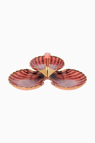 Sirena Trefoil Porselen, Pembe Servis Tabağı