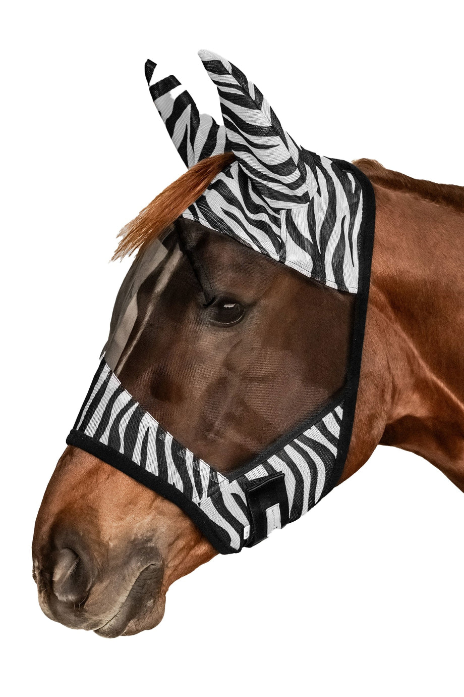 Zebra UV Korumalı At Sinek Maskesi