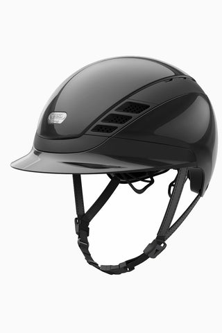 AirLuxe Pure Parlak Kısa Vizörlü Unisex Binicilik Kaskı