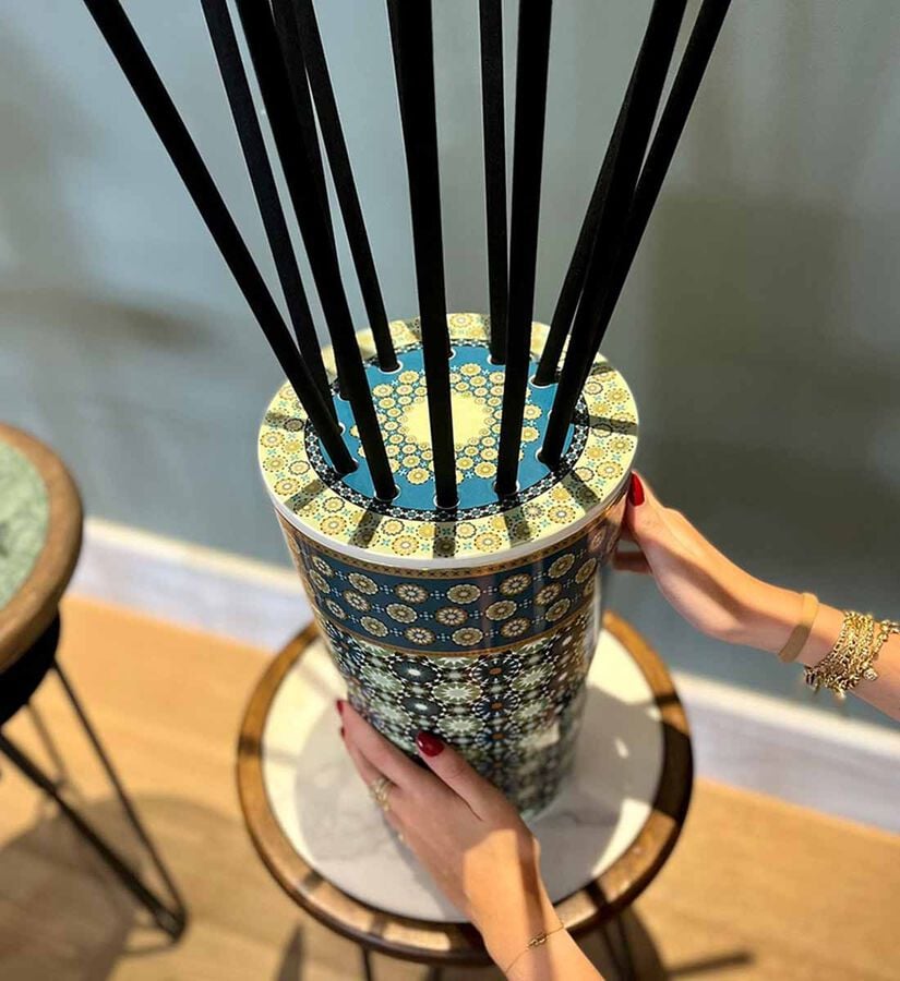 Andalusia Porselen Büyük Difüzör, Oryantal Esintili Estetik ve Aromatik Deneyim