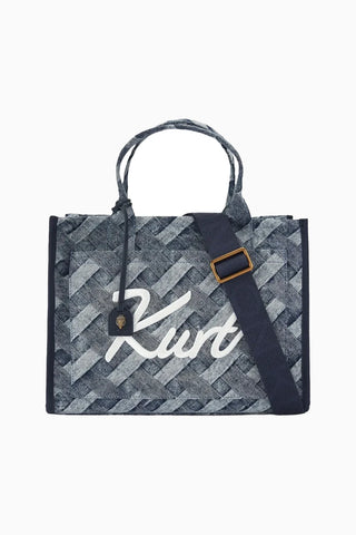Denim Kurt Tote Kadın Omuz Çantası