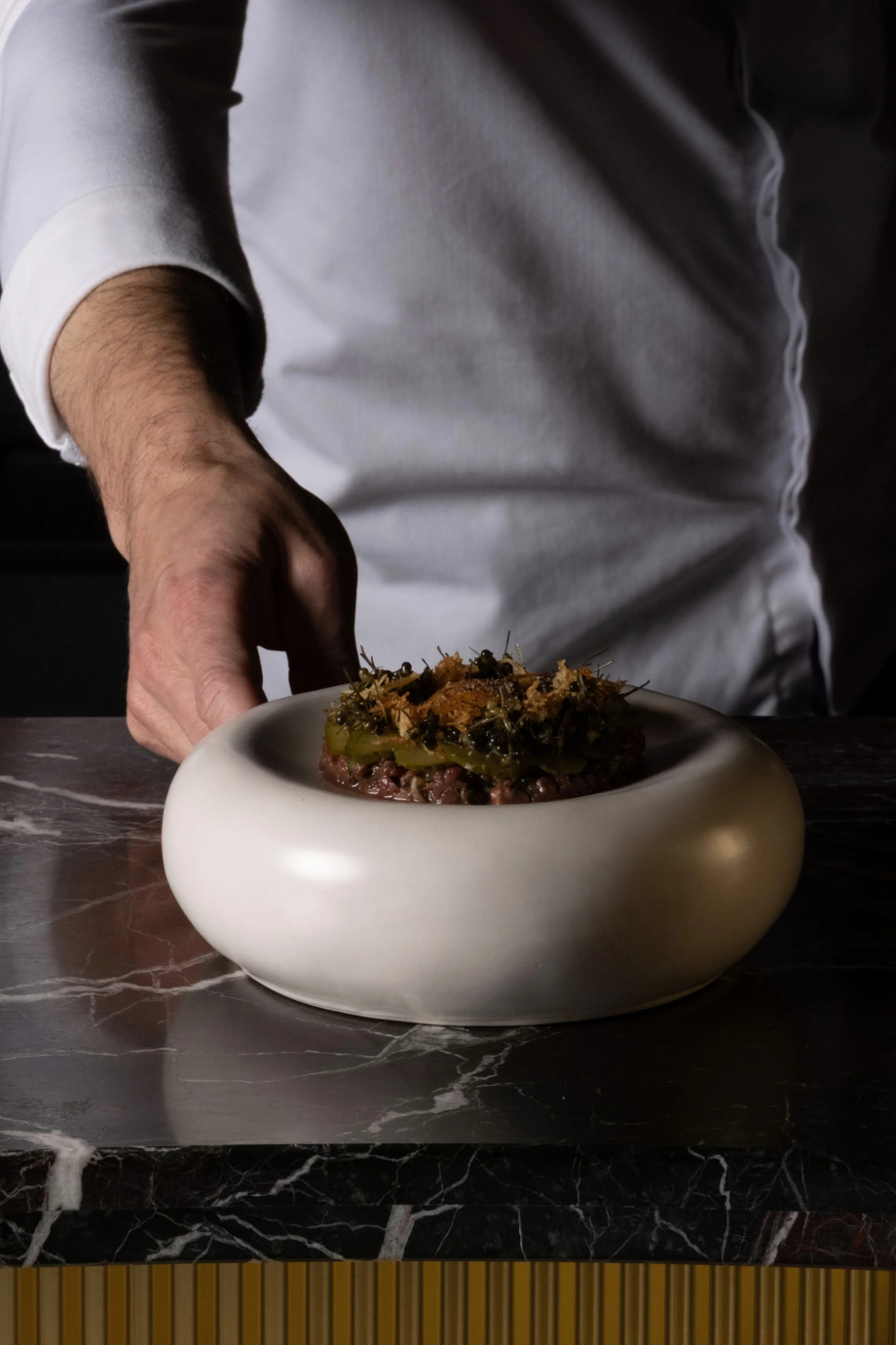 Native Fat El Yapımı Seramik Servis Tabağı