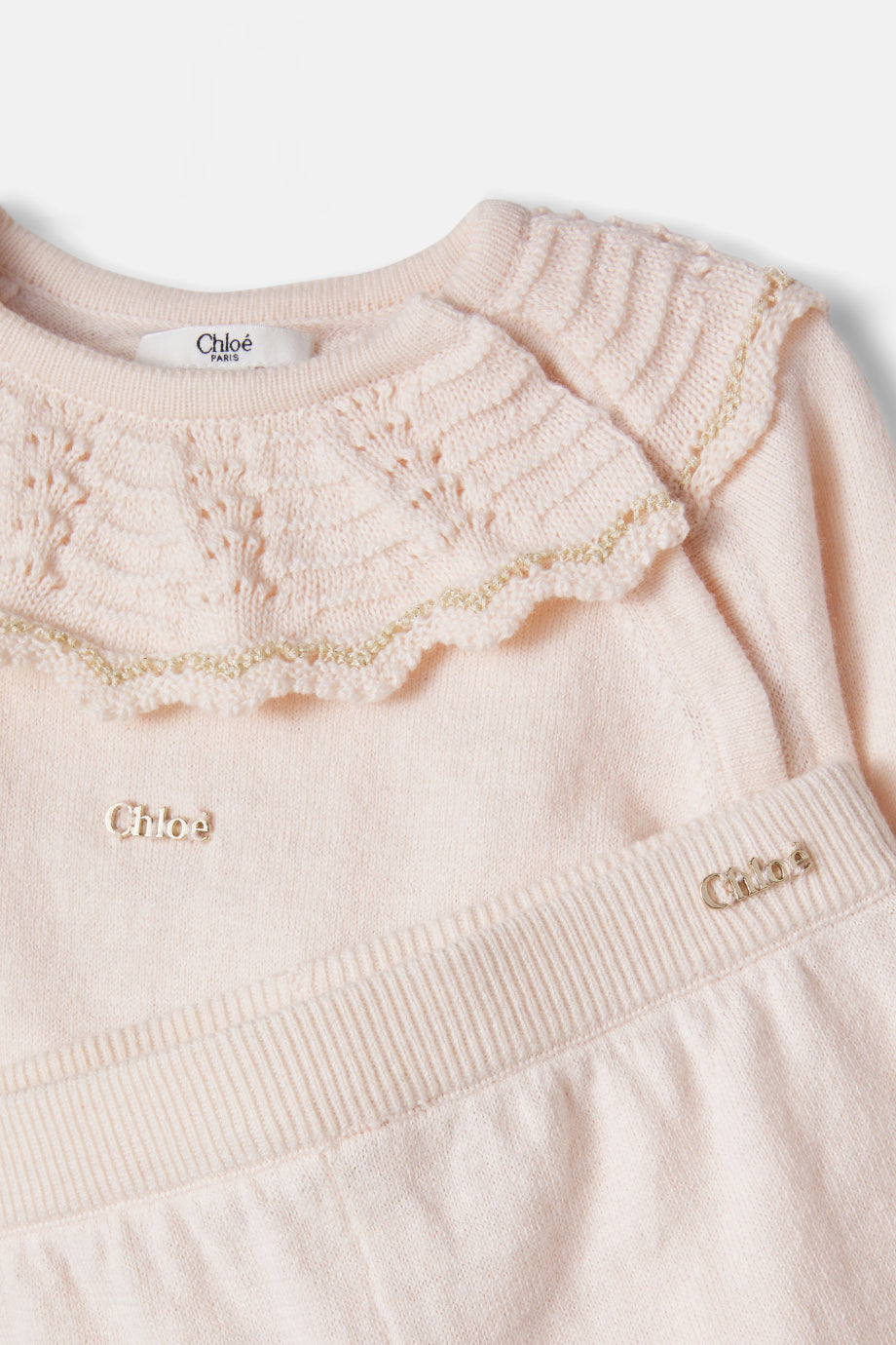 Fırfırlı Pamuk Kaşmir Tulum Kız Bebek