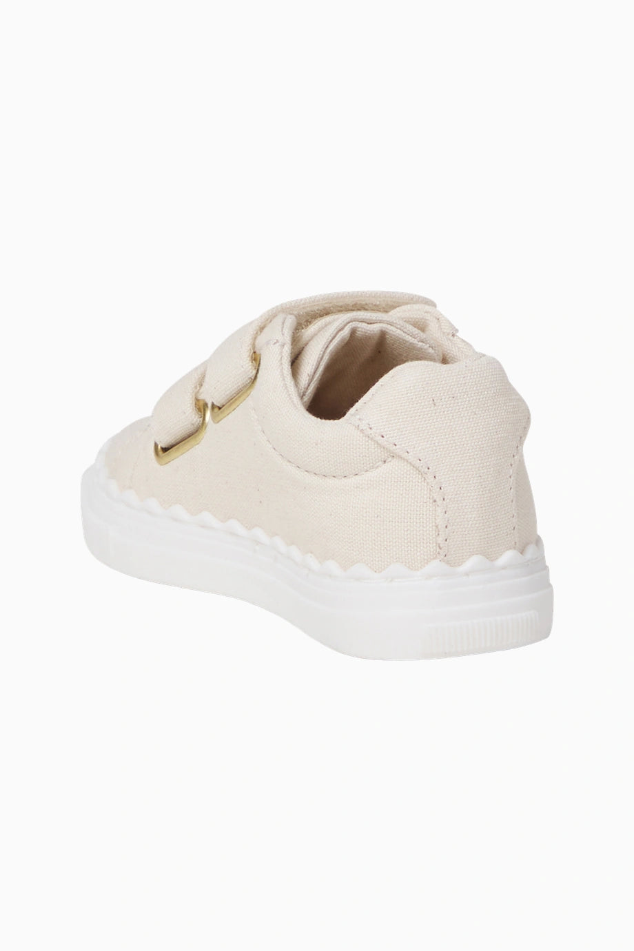 Logolu Kanvas Kız Bebek Sneaker