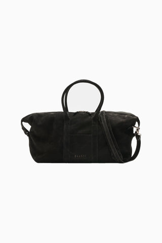 3-Day Bag Siyah Süet Weekender Unisex Seyahat Çantası