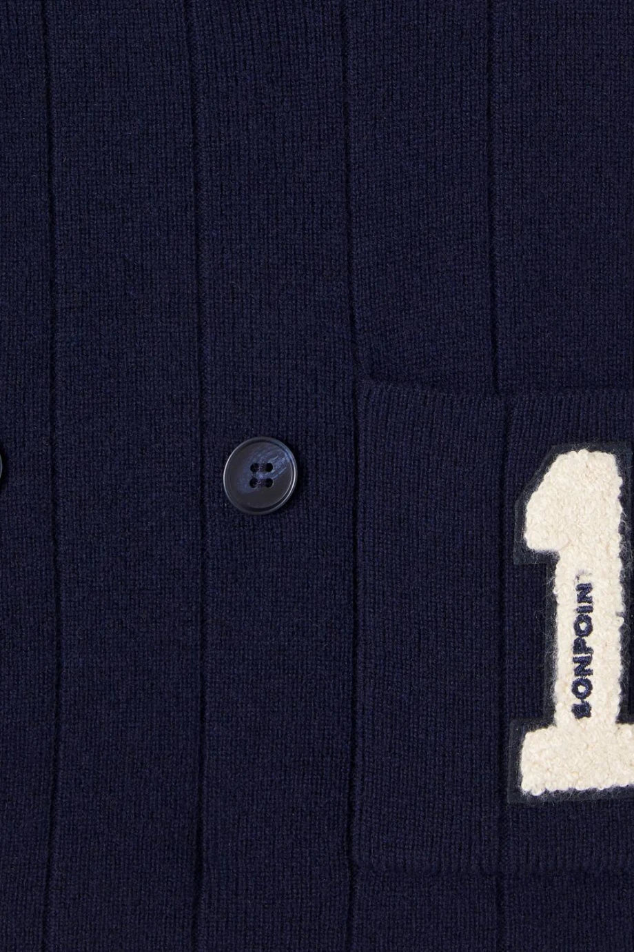 Joseph %100 Yün Bebek Hırka Logo Patch Detaylı
