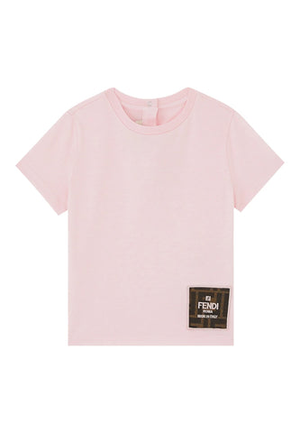 Çocuklar İçin Pamuklu T-Shirt - Pembe