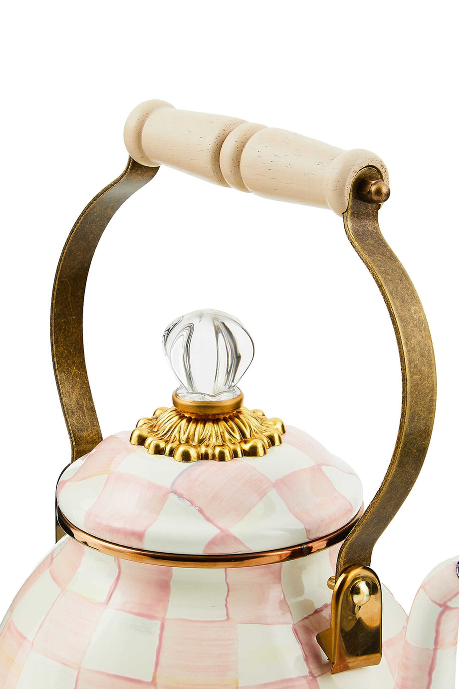Rosy Check Kettle (1.89L) Zarif ve Dayanıklı Emaye Su Isıtıcısı