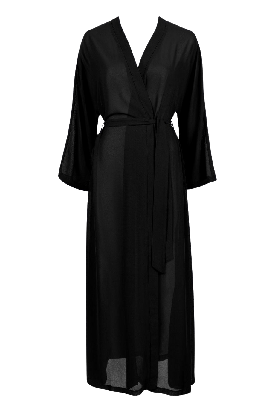 Beach Walk Kimono, Uzun Kollu, Derin Dekolteli, Hafif Plaj Üstlüğü