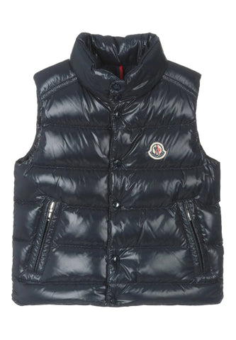 Çocuklar için Moncler Bernard Kaz Tüyü Yelek - Night Blue