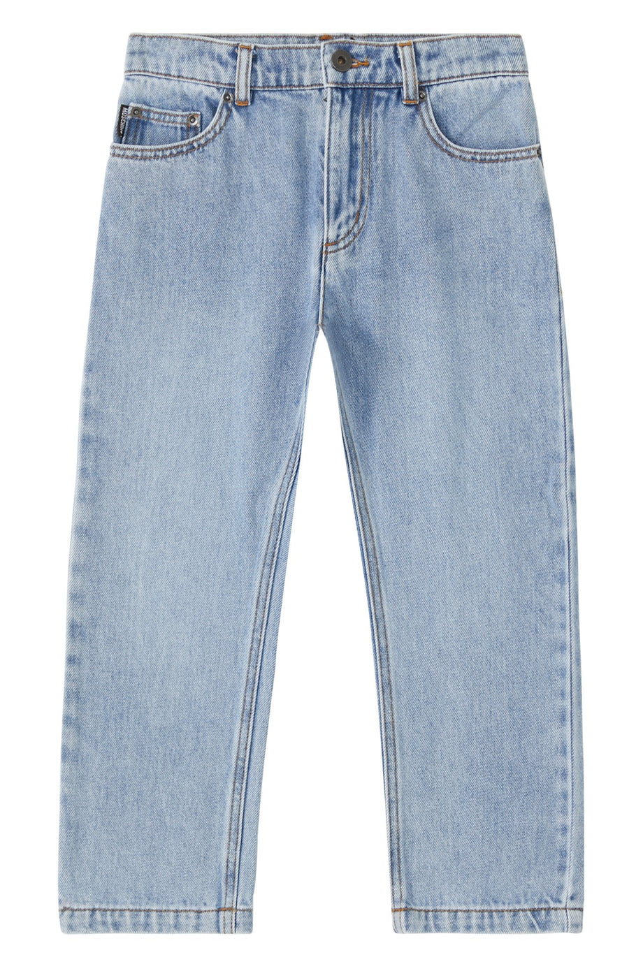 Çocuklar için Upside Down Kot Düz Pantolon - Denim