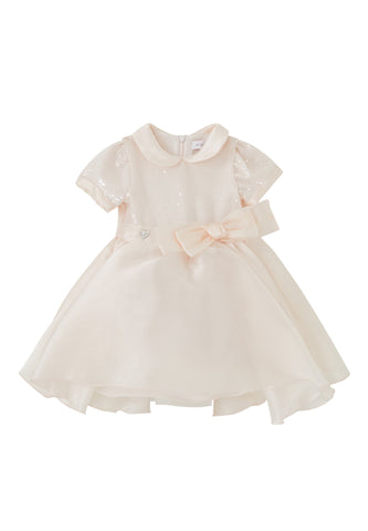 Çocuklar İçin Organza ve Payetli Elbise