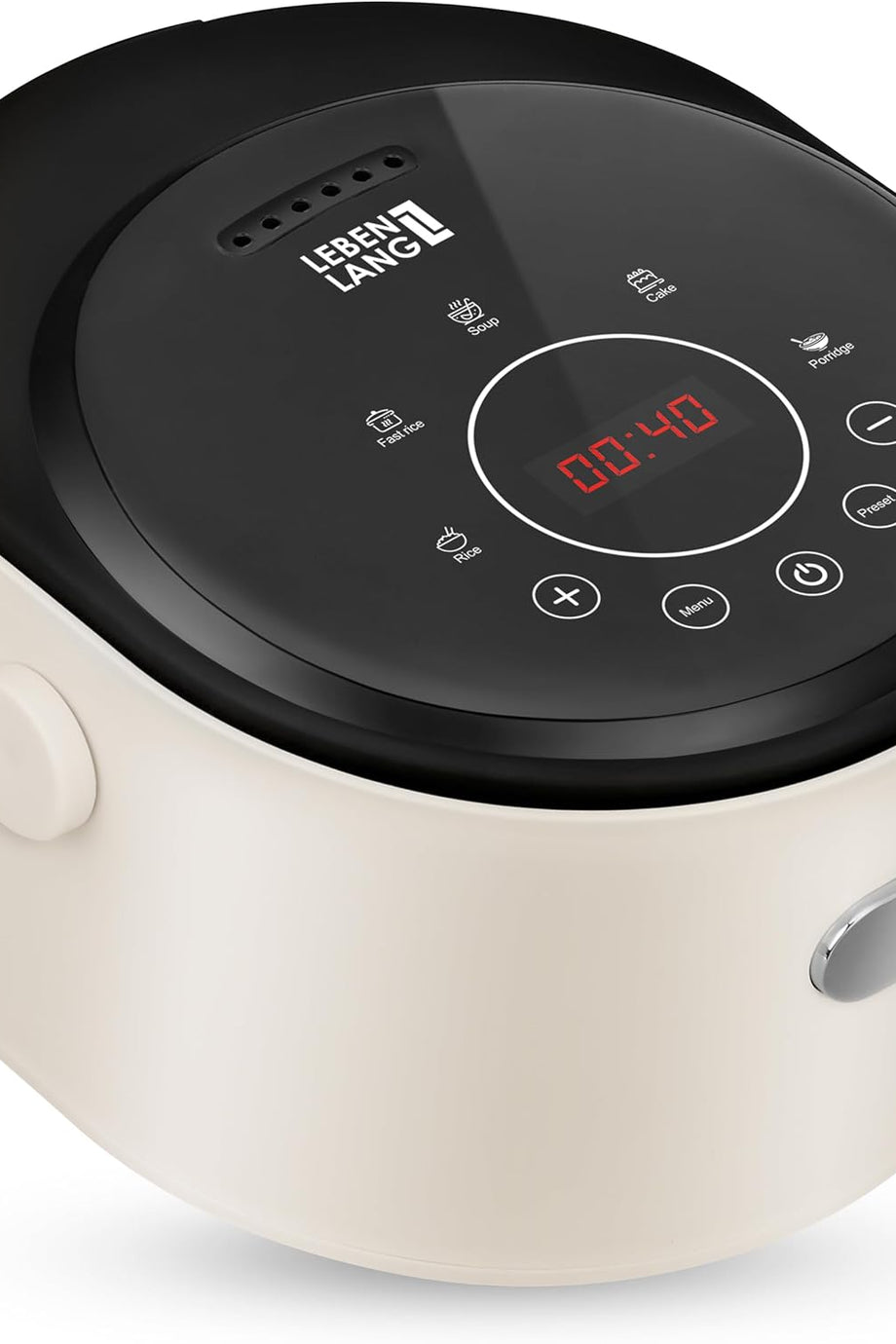 Dijital Elektrikli Pirinç Pişirici,0,8 L, Zamanlayıcı ve Isıtma Fonksiyonu