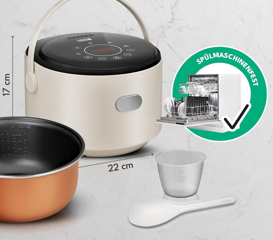 Dijital Elektrikli Pirinç Pişirici,0,8 L, Zamanlayıcı ve Isıtma Fonksiyonu