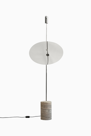 Moon Floor Lamp Mermer Dekoratif El işçiliği Modern Tasarım Lambader