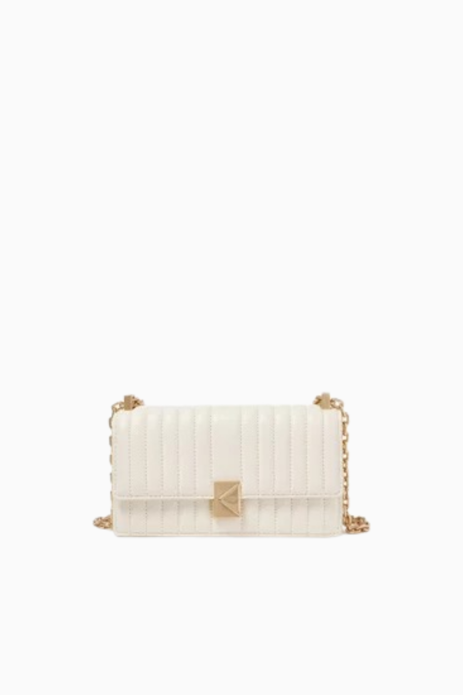 Mini Deco Flap Zincirli Çapraz Çanta, Kapitone Deri ve Altın Tonlu Donanımlı Lüks Crossbody