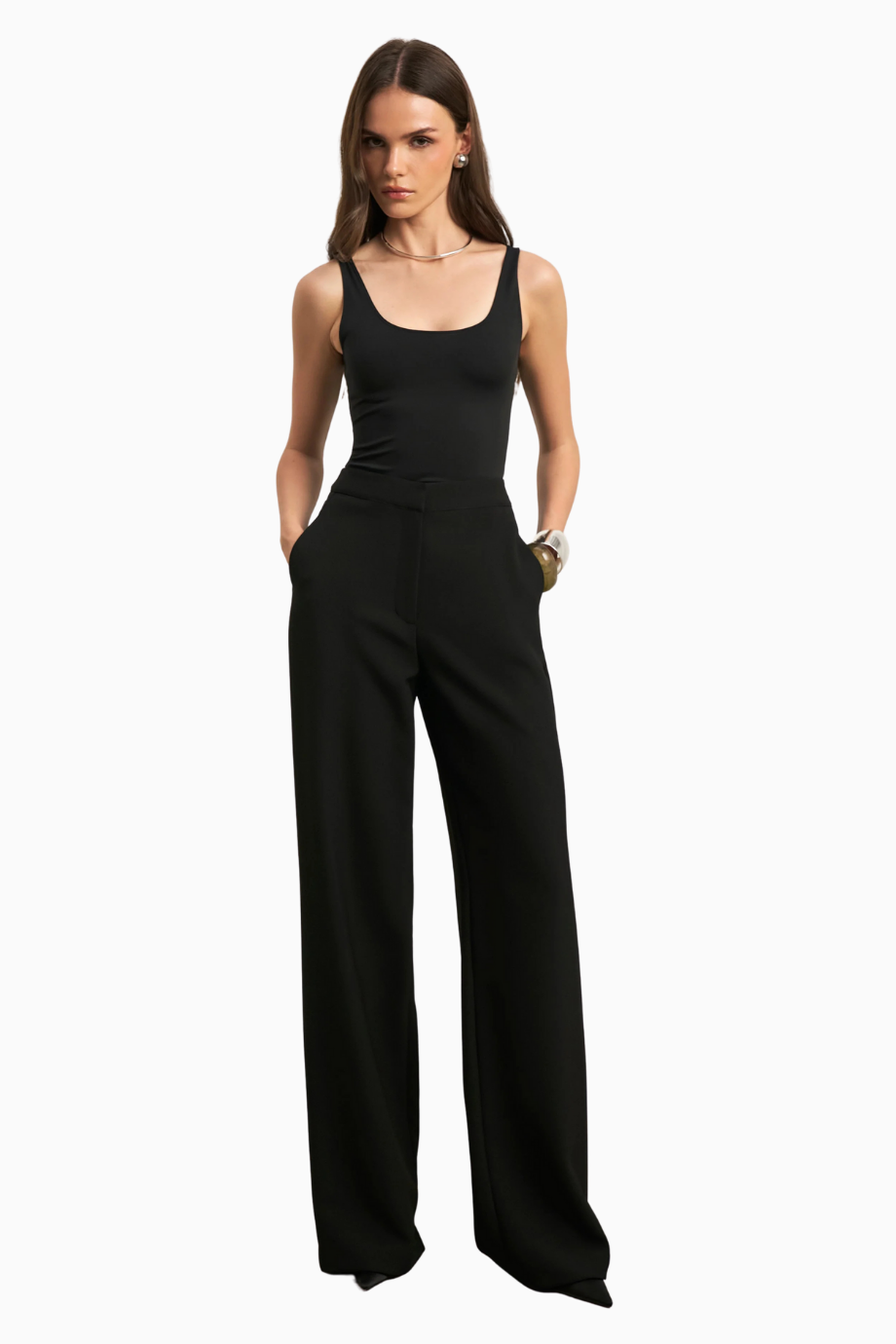 Effortless Wide Leg Trousers Kadın Pantolon
