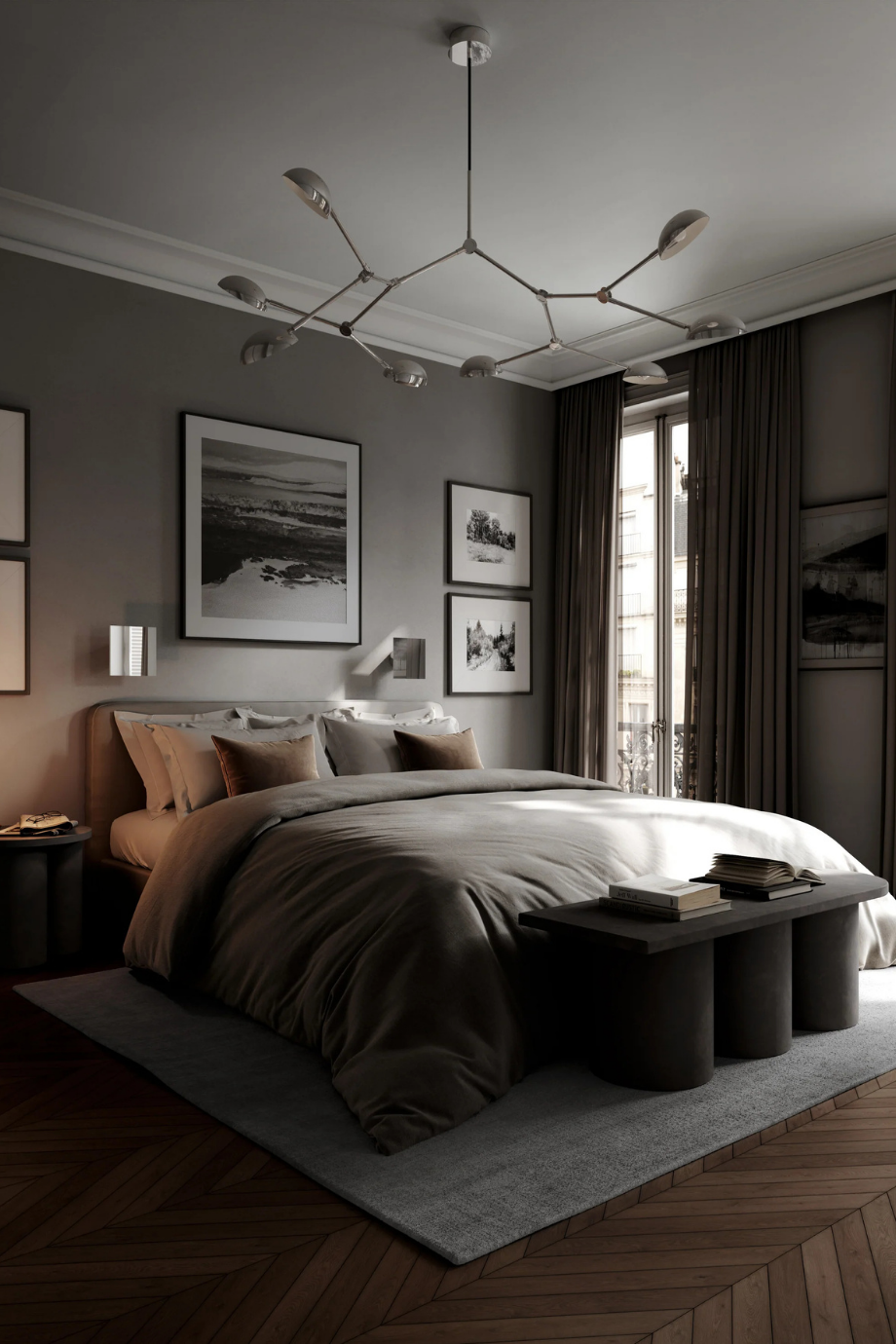 Drop Chandelier Modern Dekoratif Heykelsi Avize