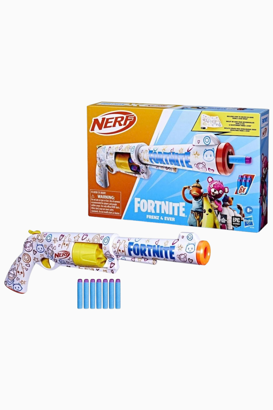 Fortnite Frenz 4 Ever 6 Dart Döner Hazneli Blaster