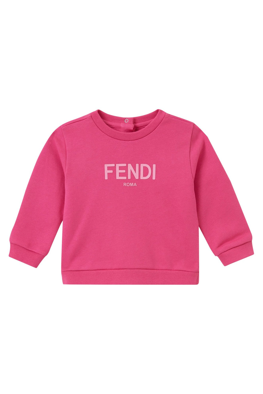 Çocuklar için Şık Logo Sweatshirt - Pembe