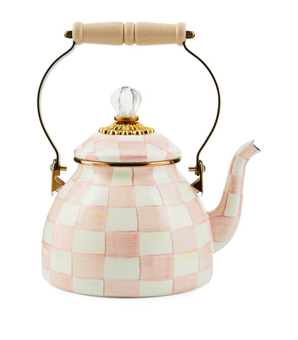 Rosy Check Kettle (1.89L) Zarif ve Dayanıklı Emaye Su Isıtıcısı