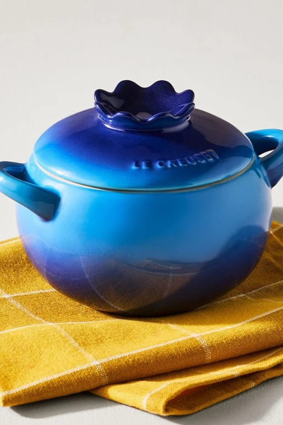Stoneware Blueberry Cocotte Seramik Mini Tencere