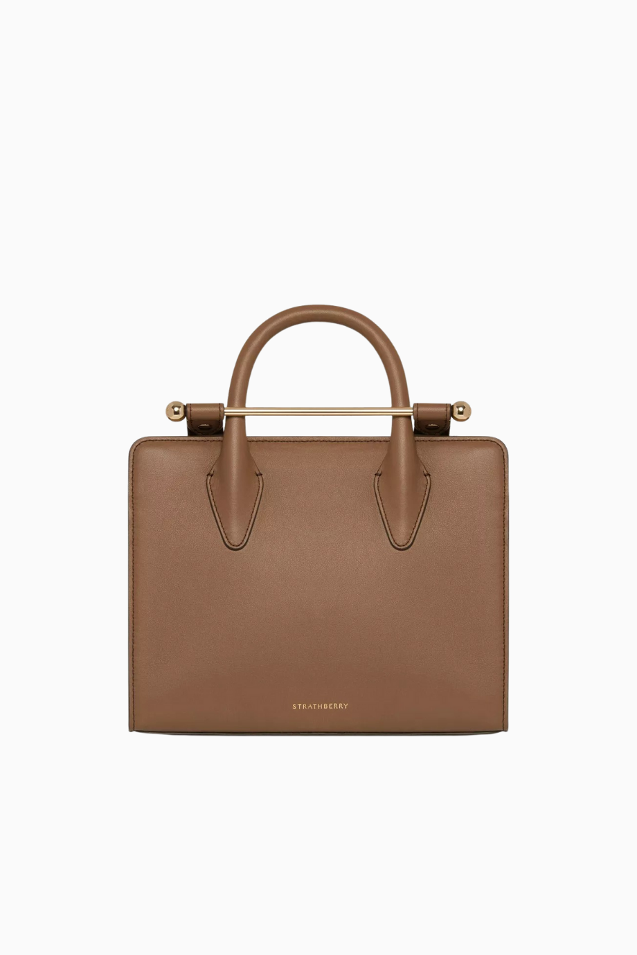 Mini Tote Clay Smooth Calf, Deri Lüks El ve Omuz Çantası