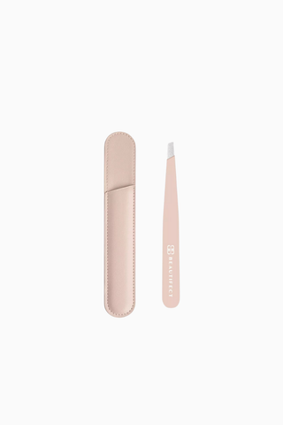 Precision Tweezer, Paslanmaz Çelik Vegan Deri Kılıflı Cımbız