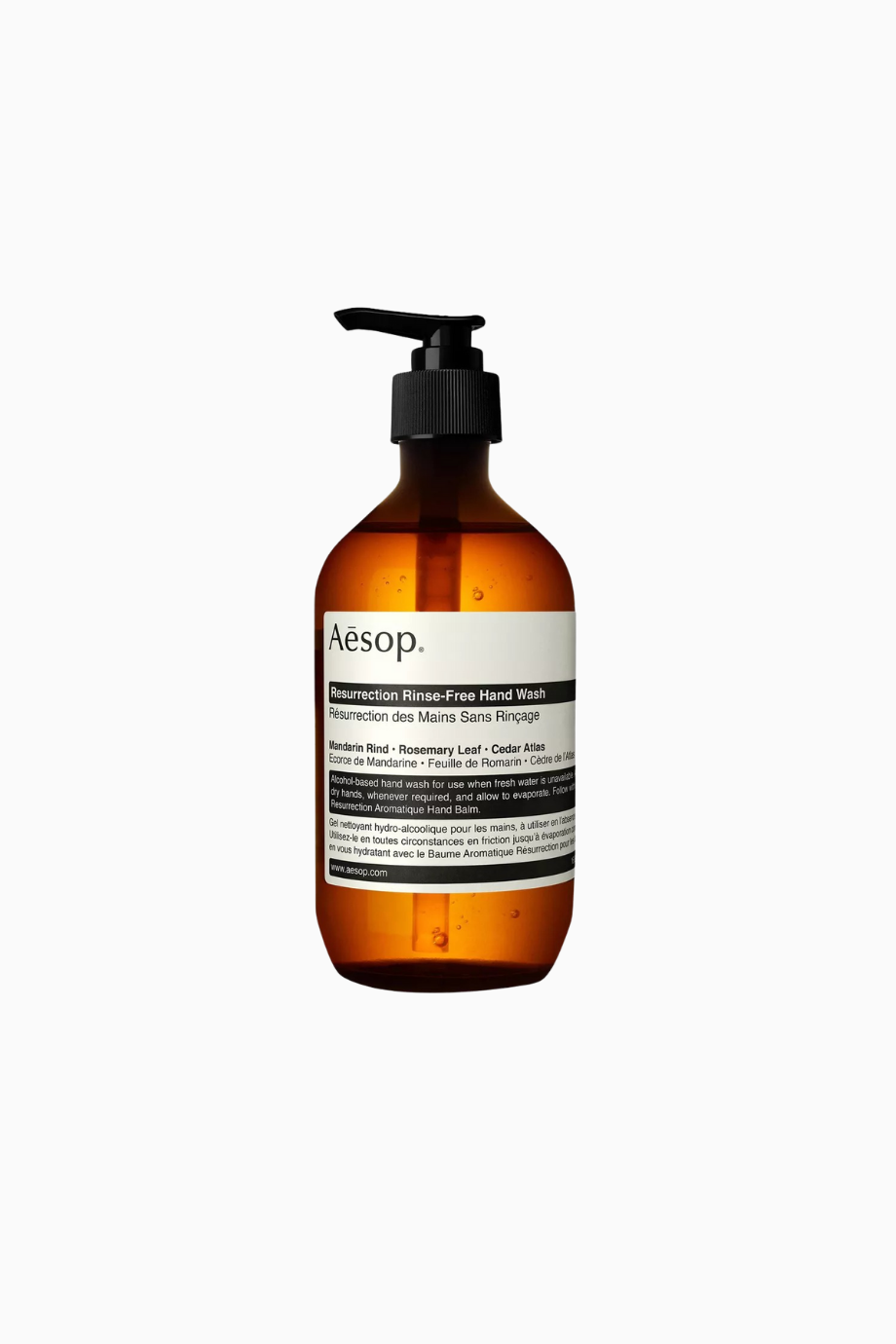 Resurrection Rinse-Free Hand Wash 500ml, Aromatik ve Nemlendirici Köpüksüz El Yıkama