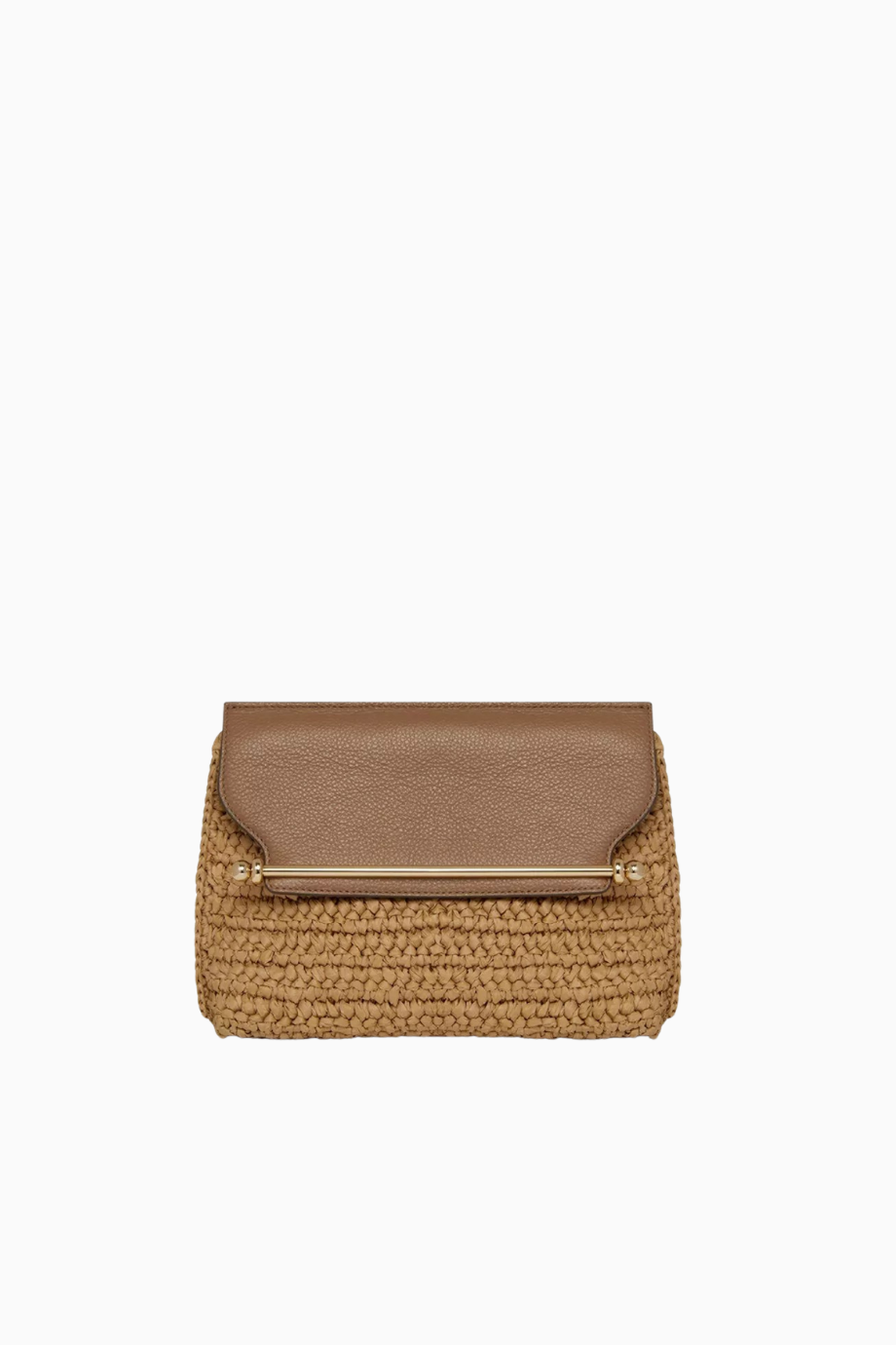 Stylist Crossbody Raffia ve Kil Rengi Dana Deri Lüks Çanta, Günlük ve Gece Kullanımı