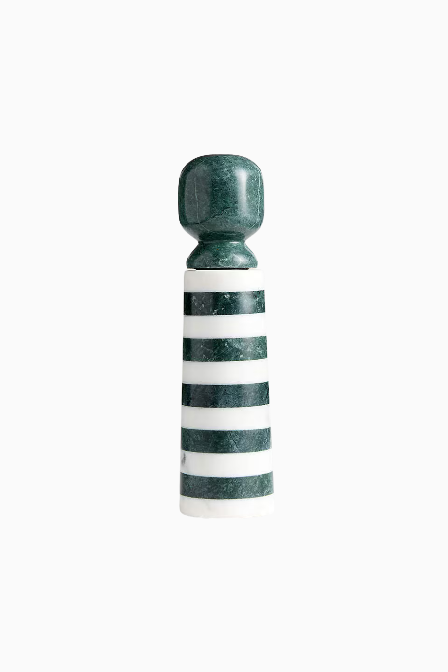 Daniel Humm Geneve Green-White Marble Salt Mill, Mermer Tuz Değirmeni