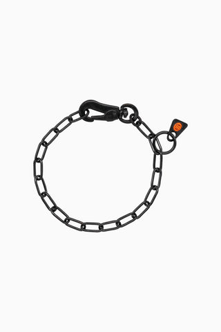 Köpek Zincir Tasma Siyah Inox 2 mm Ayarlanabilir