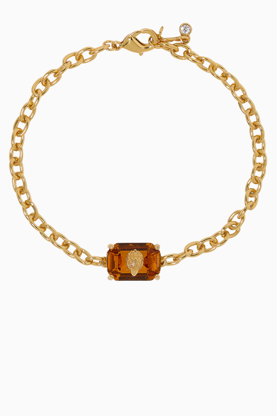 Crystal Bracelet Parlak Kristal ve Pirinçten Zarif Bileklik