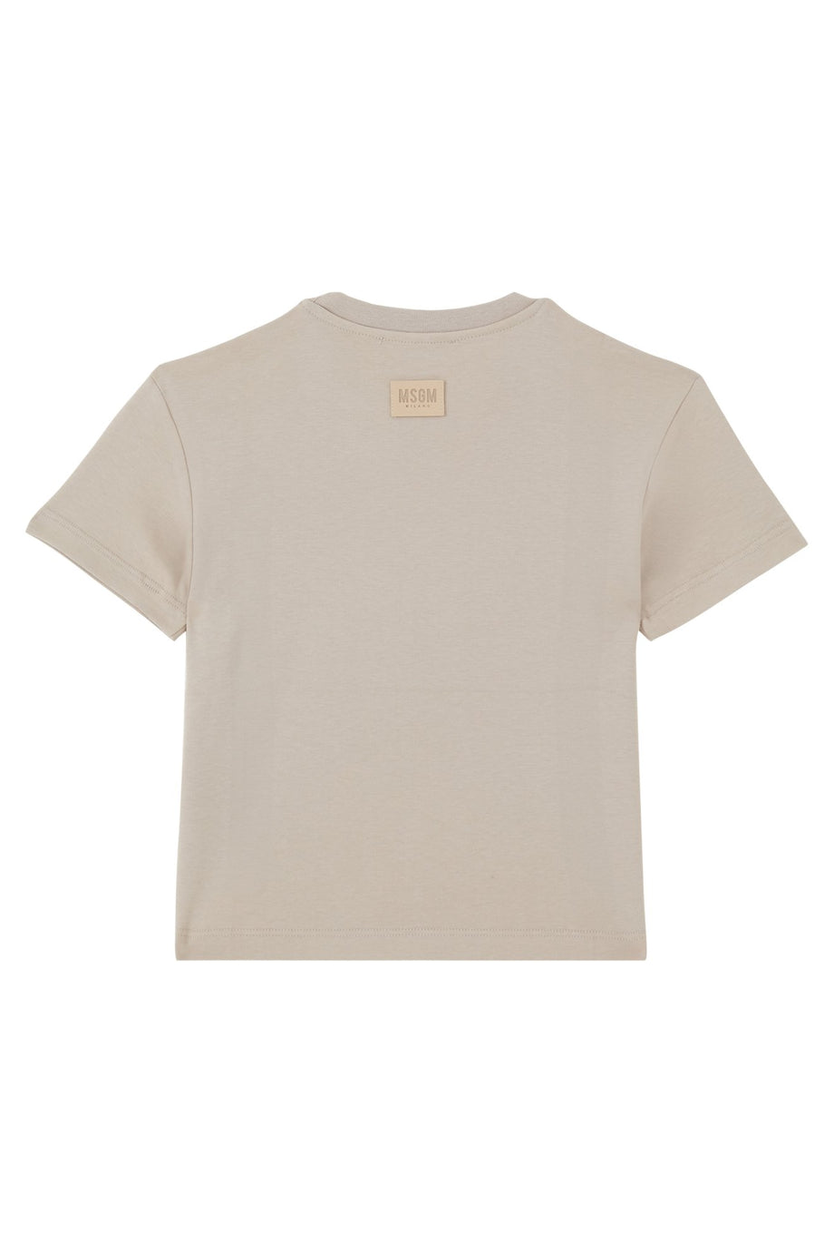 Çocuk Interlock Tişört - Açık/Pastel Kahverengi