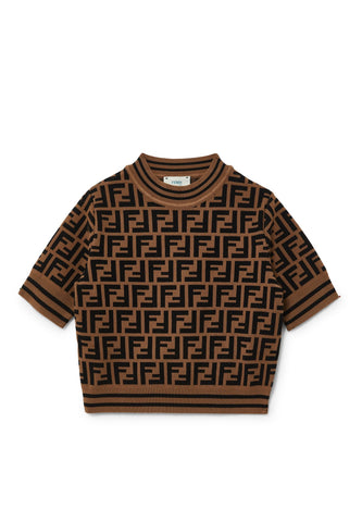 Fendi FF Triko Kazak - Bej