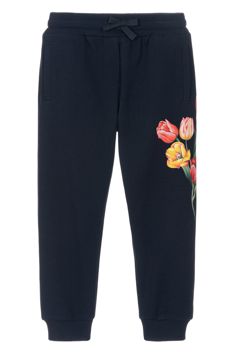 Çocuklar için Şık ve Rahat Çiçek Desenli Jogger Pantolon