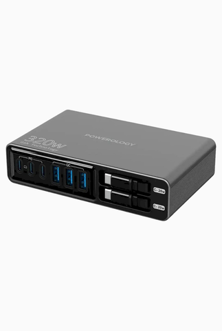 Univo 320W GaN Şarj İstasyonu Siyah
