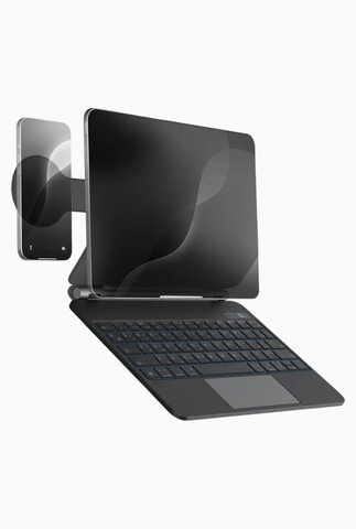 DynaBoard Klavyeli Kılıf Wireless, iPad Pro 13 M4, Siyah