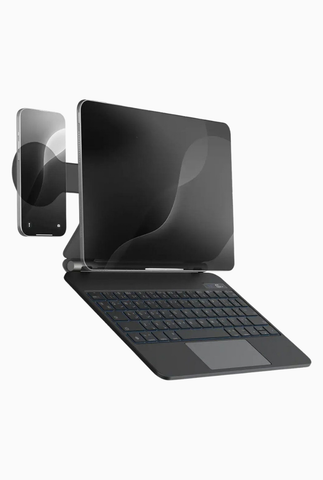 DynaBoard Klavyeli Kılıf Wireless iPad Pro 11 M4, Siyah