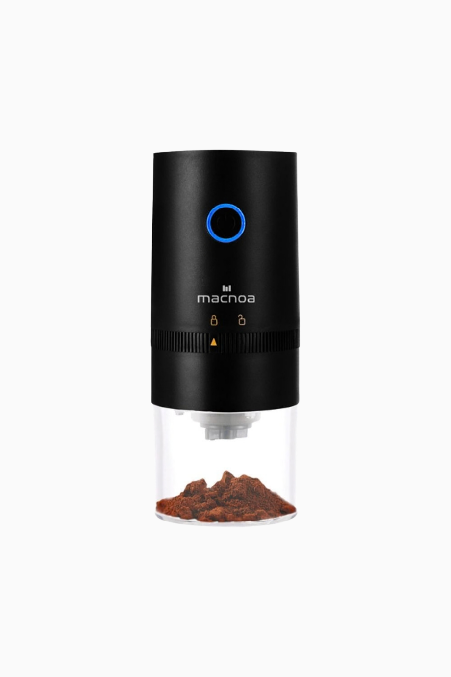 Portable Coffee Grinder Siyah, Taşınabilir Titanyum Burr Kahve Öğütücü