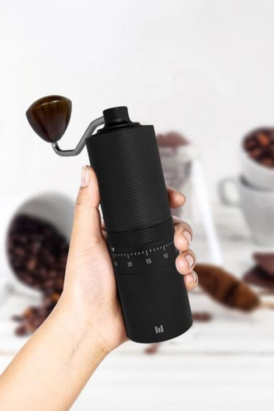 MacGrind Craft Siyah, Titanyum Bıçaklı Manuel Kahve Öğütücü